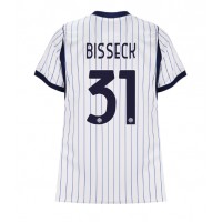 Inter Milan Yann Bisseck #31 Vieraspaita Naiset 2026-27 Lyhythihainen